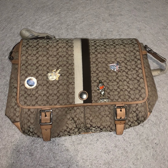 Coach Messenger Laptop School Large Bag Purse - Picture 1 of 8